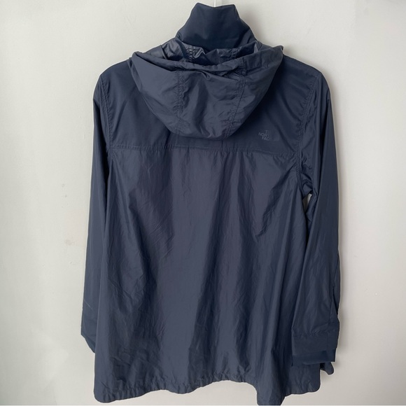 The North Face Womens Flychute Wind Resistant Navy Blue A-Line Jacket Medium - Picture 6 of 9